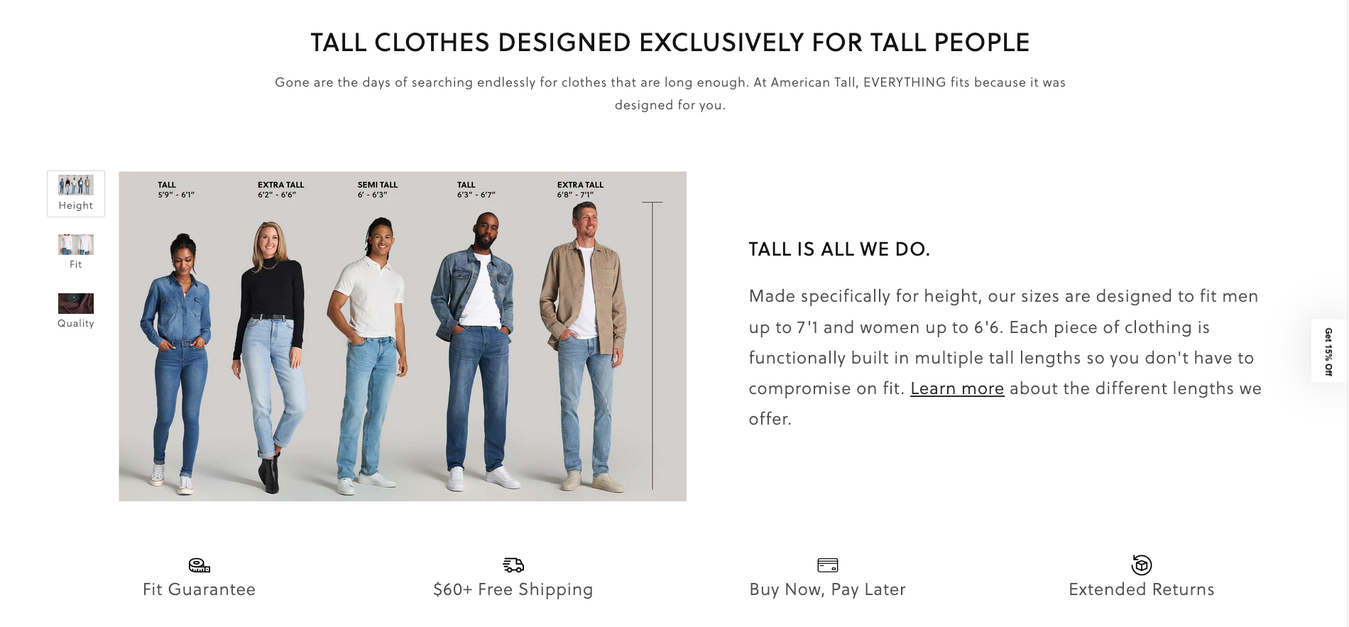 Your Destination for Tall Men’s Clothing