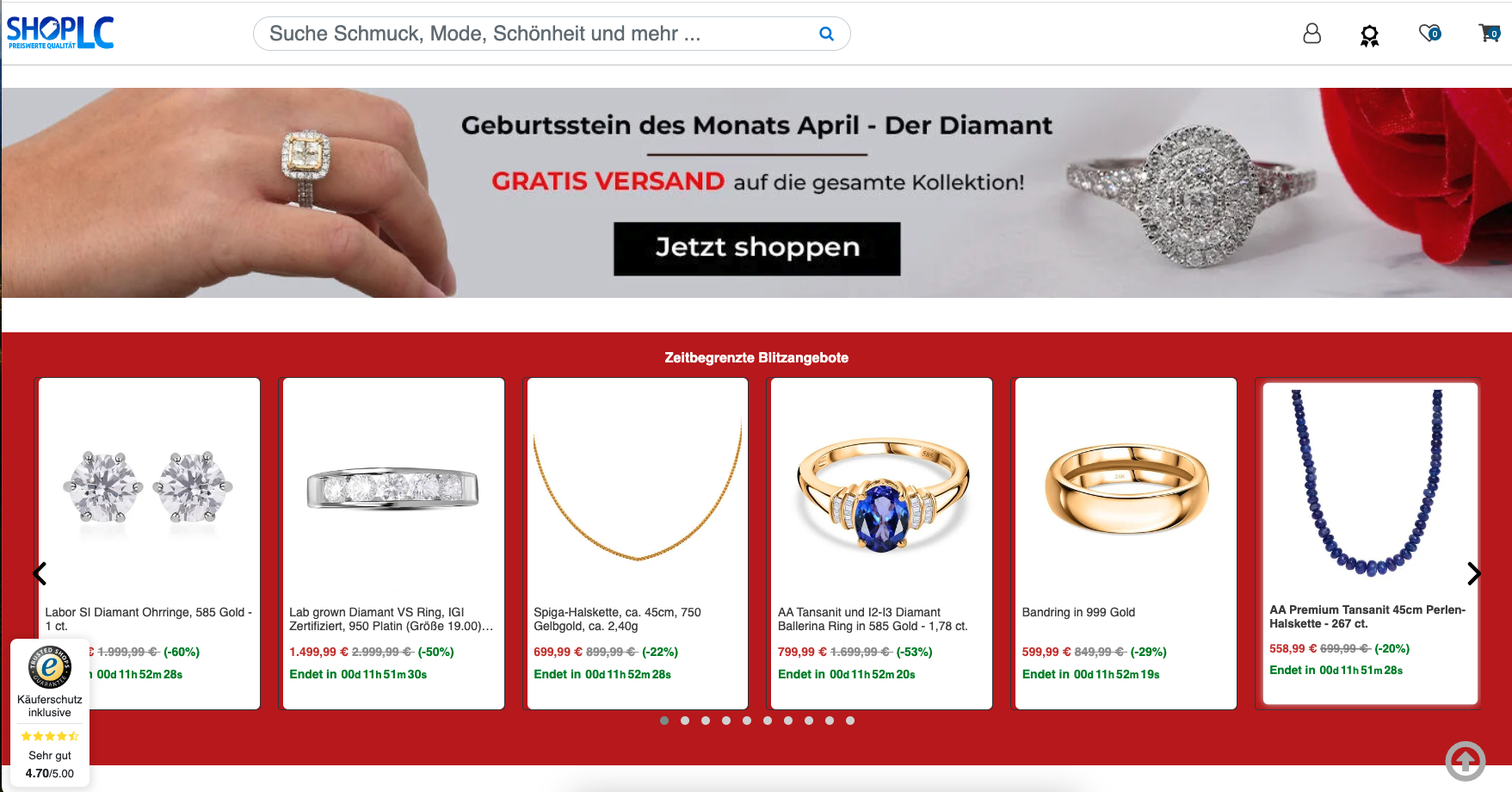 Entdecken Sie Schätze bei Shop LC